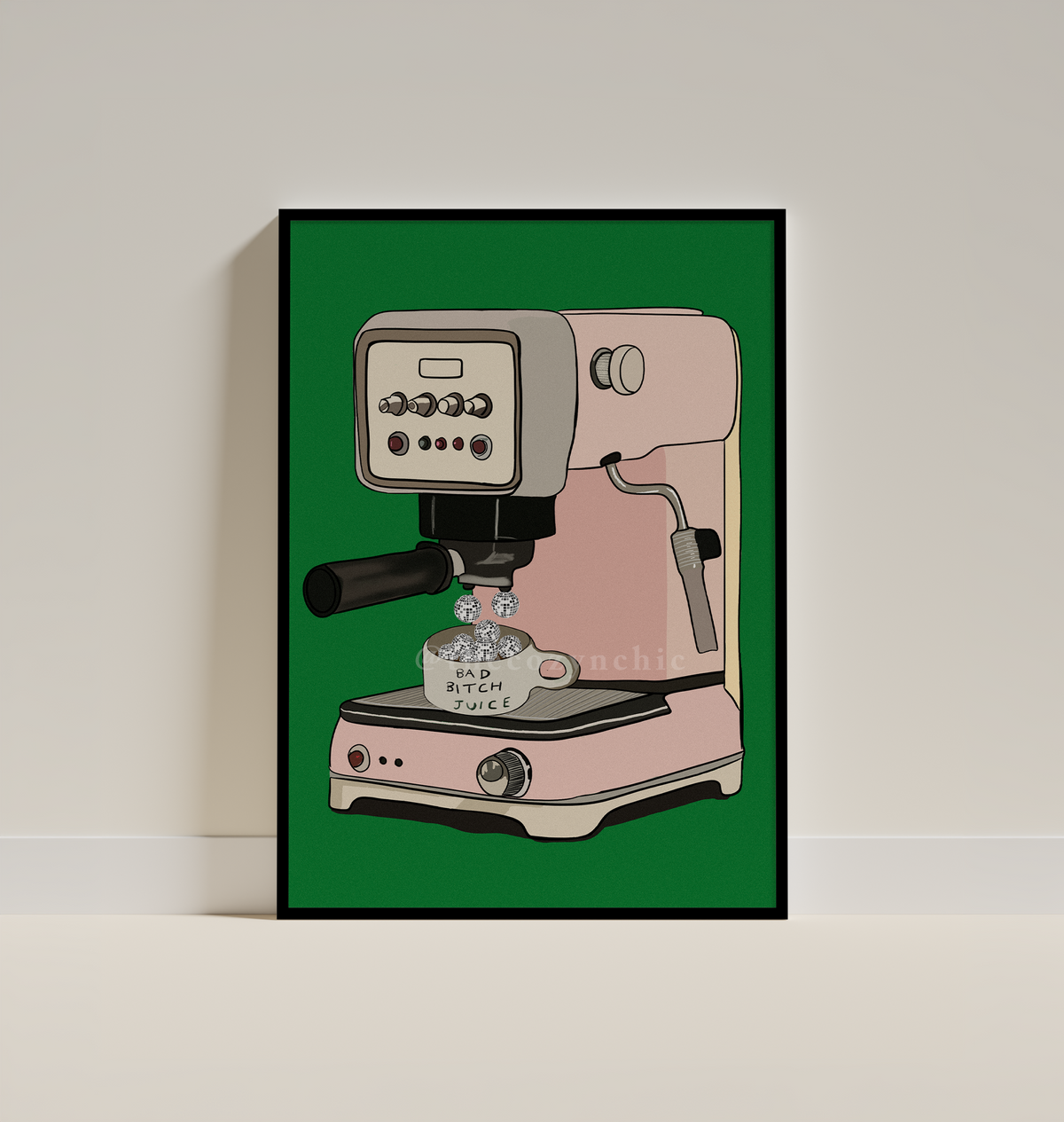 Disco Espresso Art Print