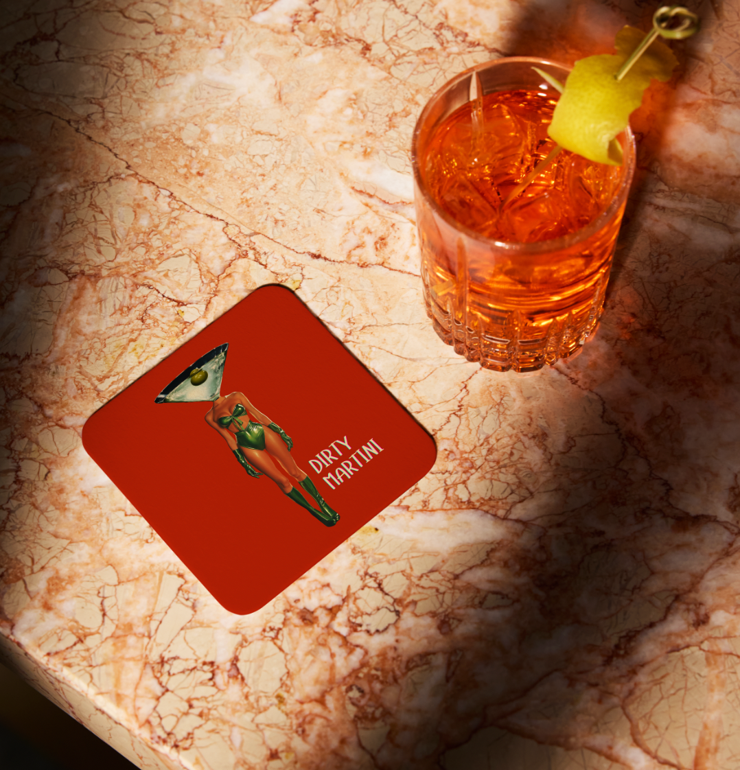 Dirty Martini Coaster