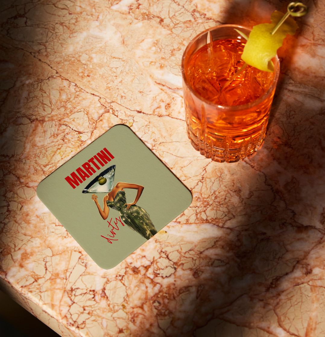 Martini Coaster