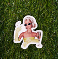 Cocktail Doll Sticker