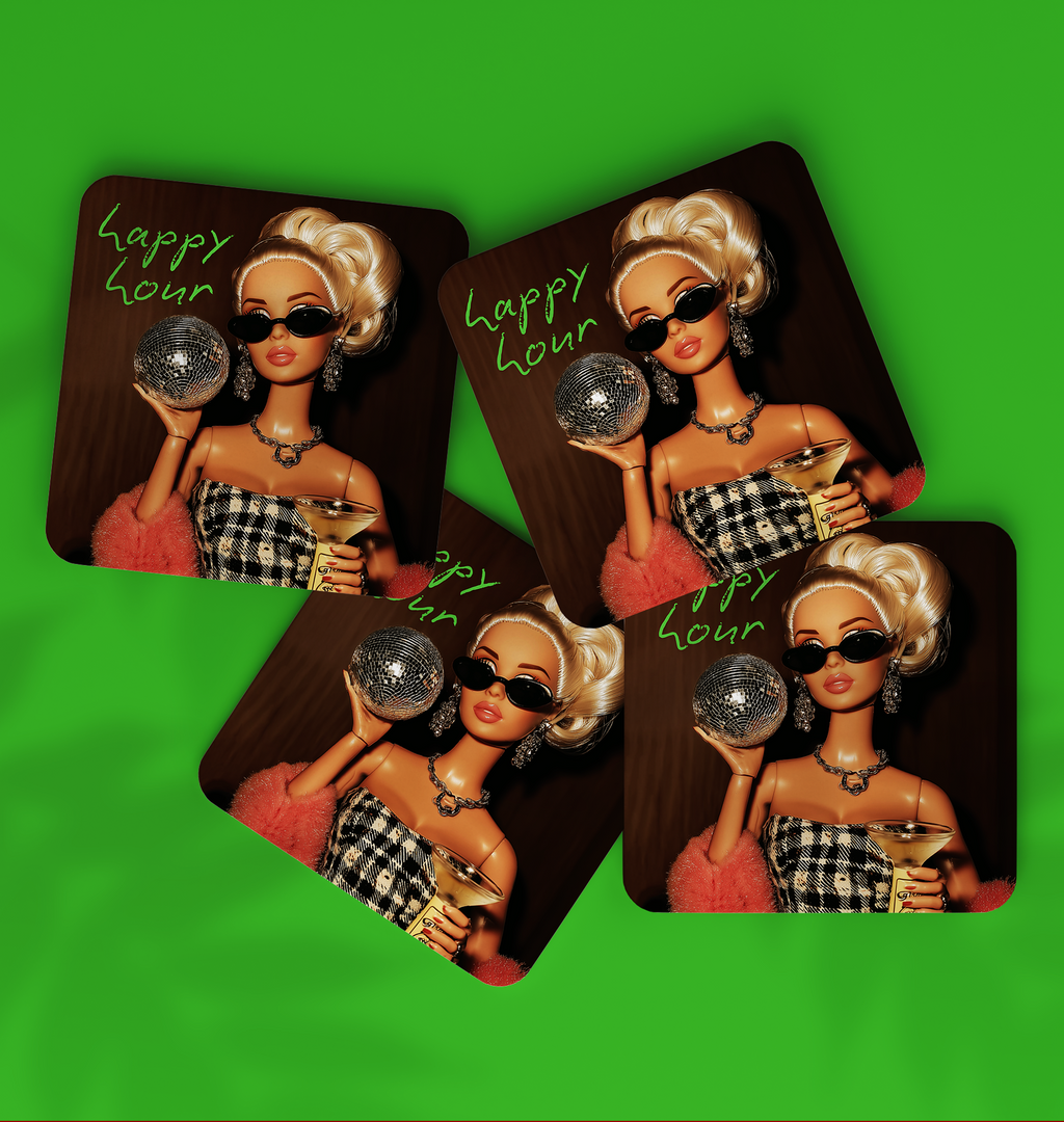 Doll Happy Hour Coaster