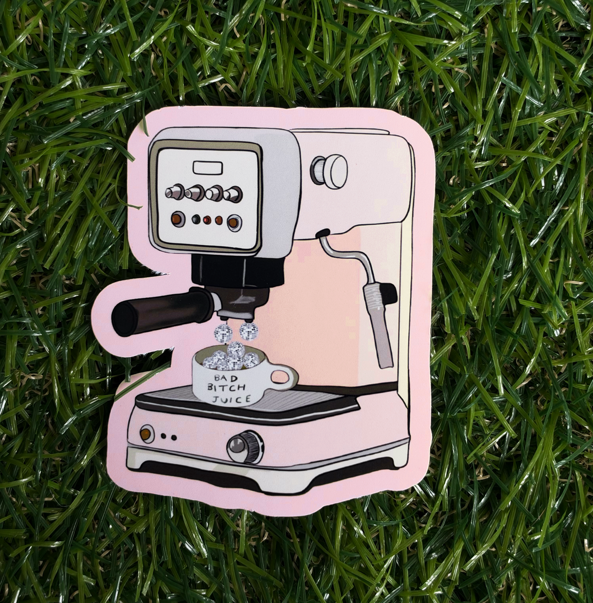 Coffee Machine Sticker