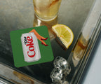 Diet Soda Pop Art Cocktail Coaster