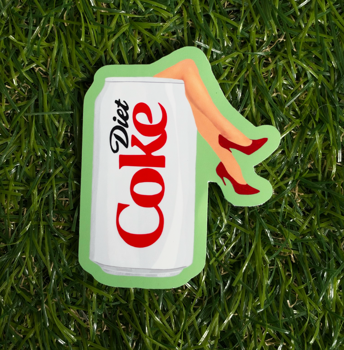 Diet Coke Leg Sticker