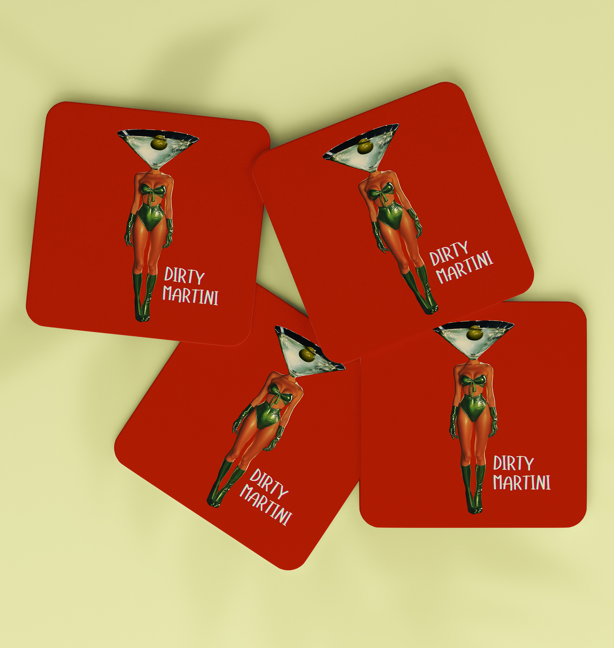 Dirty Martini Coaster
