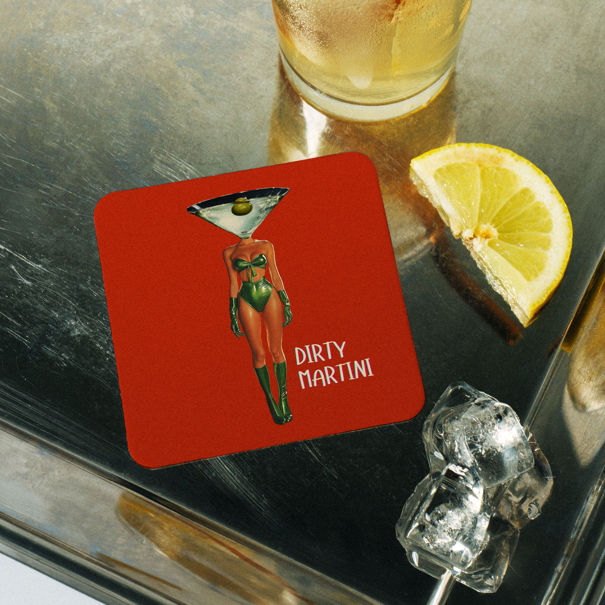 Dirty Martini Coaster