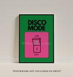 Retro Disco Print: Funky Vintage Poster