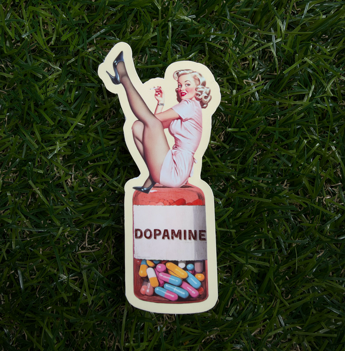 Dopamine Queen Sticker