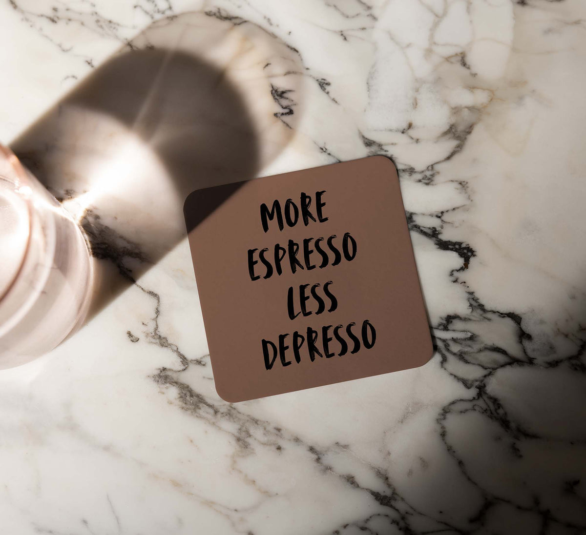 More Espresso Coaster