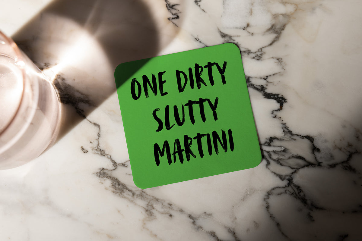 Dirty Martini Coaster