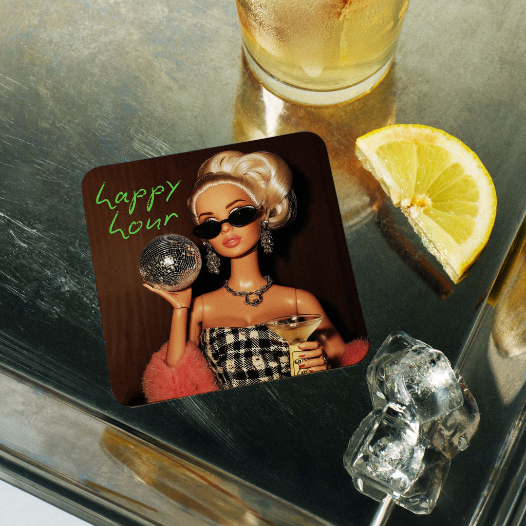 Doll Happy Hour Coaster