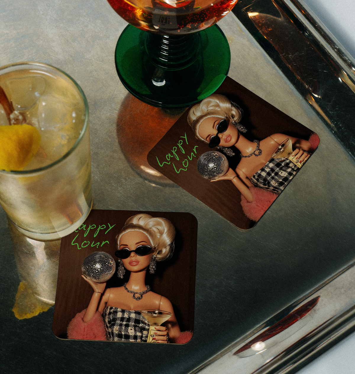 Doll Happy Hour Coaster
