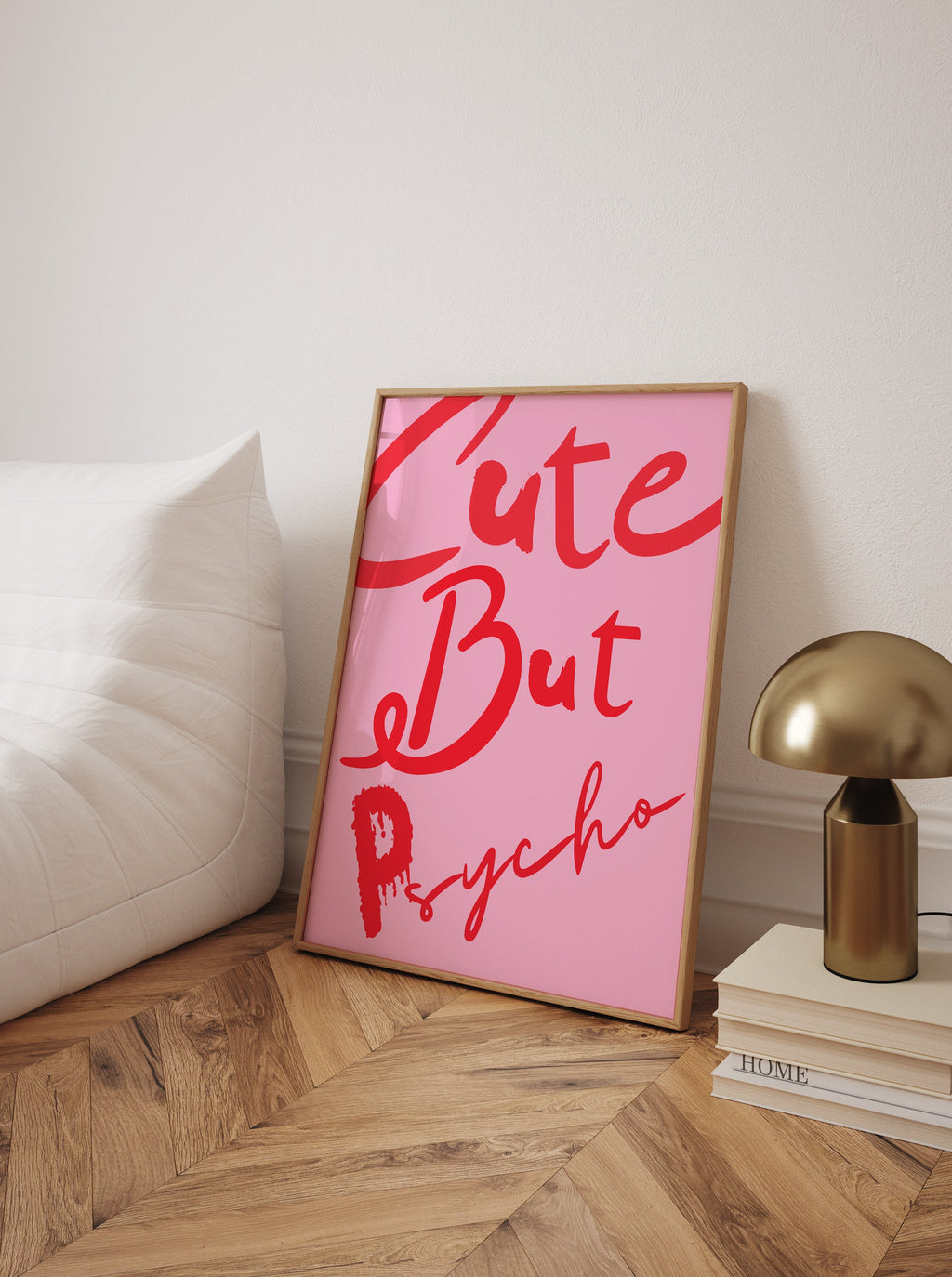 But Psycho Pink Print, Girly Dorm Decor image 7