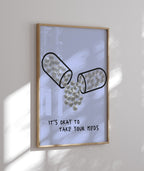 Disco Ball Pills Art Print: Dopamine Decor image 5