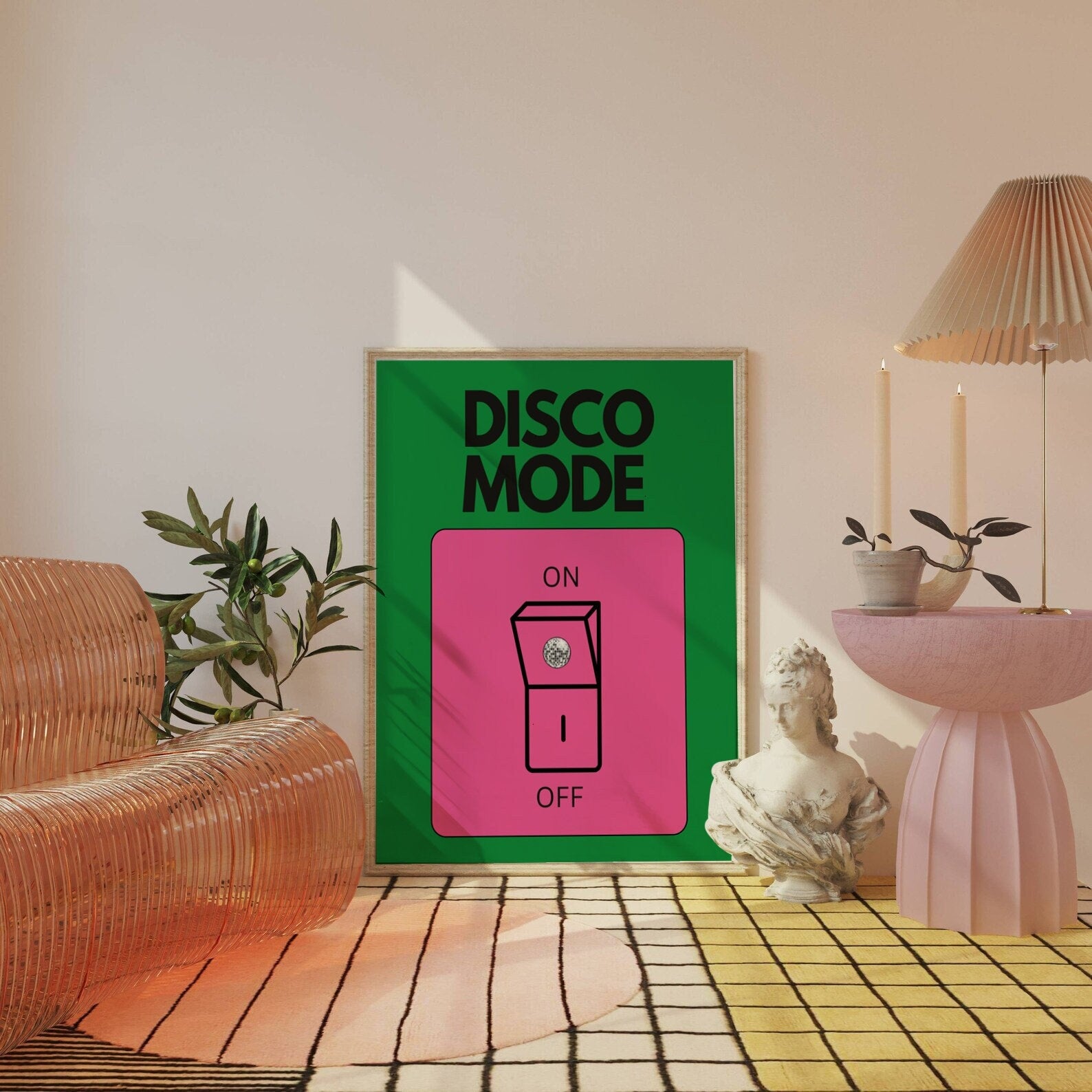 Retro Disco Print: Funky Vintage Poster image 4