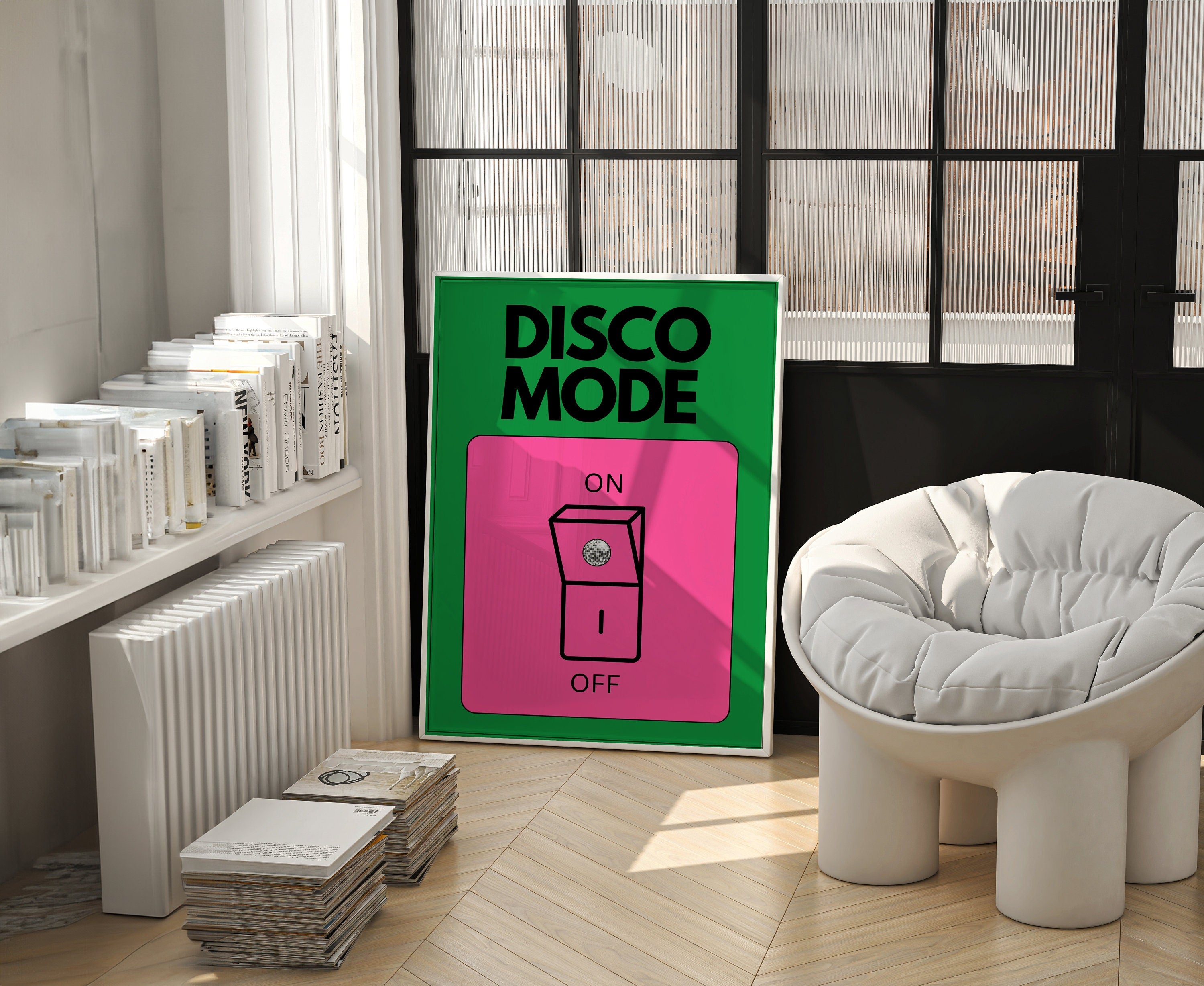 Retro Disco Print: Funky Vintage Poster image 9