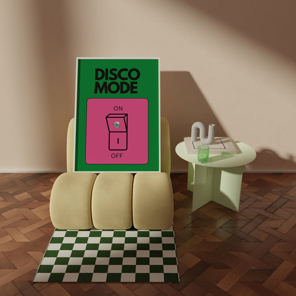 Retro Disco Print: Funky Vintage Poster image 2
