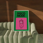 Retro Disco Print: Funky Vintage Poster - 5x7