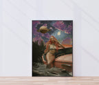 Surreal Mermaid Art Print: Cosmic Ocean, Sci-Fi Home Decor image 8