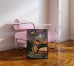 Surreal Mermaid Art Print: Cosmic Ocean, Sci-Fi Home Decor image 3