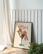 Dirty Martini Art Print: Bar Cart Decor, Cocktail Poster image 3