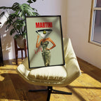 Dirty Martini Cocktail Art Print: Retro Bar Cart Decor image 3
