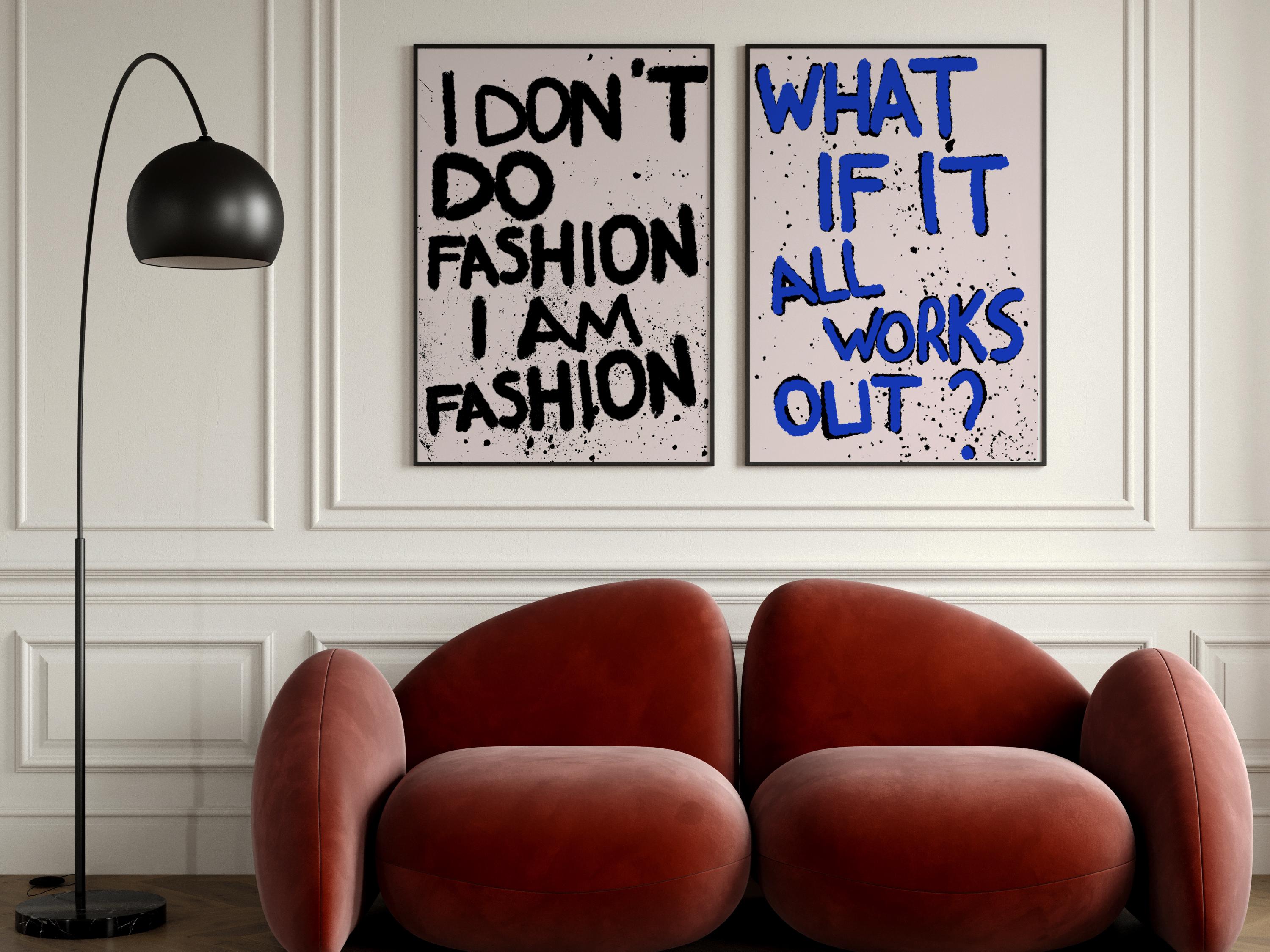 Retro Typography Print Set: Dopamine Decor, Trendy Wall Art image 4