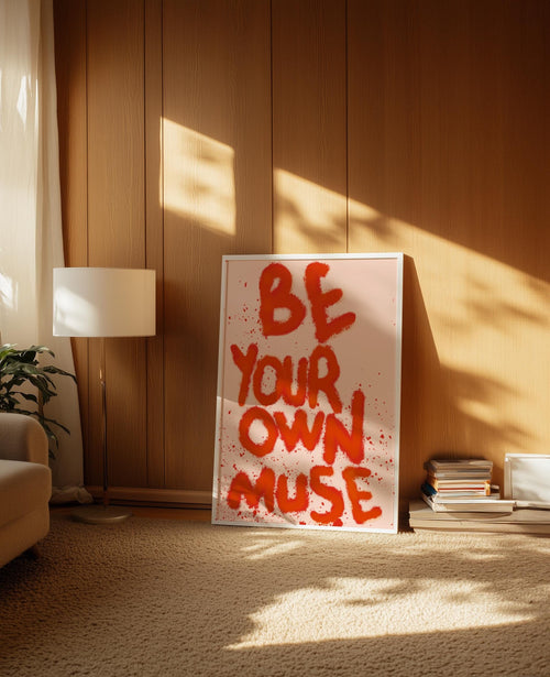 Be Your Own Muse Wall Art: Trendy Dorm Decor - 5x7