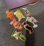 Funny Sticker Pack, Junk Journal supplies, Waterproof Vinyl Cocktail Stickers image 10 - Design 09
