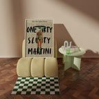 Dirty Martini Newspaper Art Print: Retro Cocktail Bar Cart Decor image 4