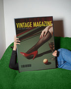 Vintage Magazine Billiard Poster, Retro Wall Art image 3