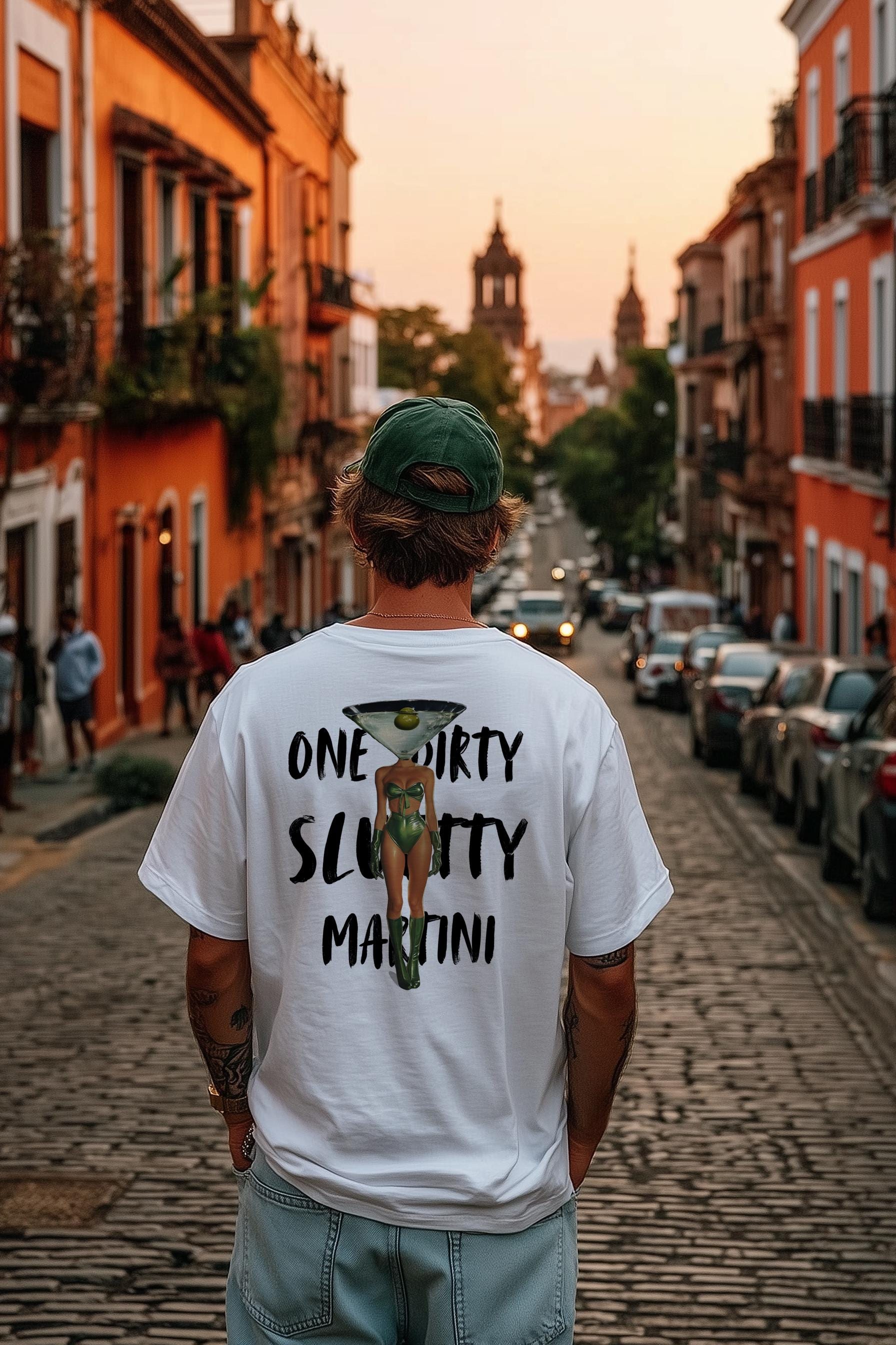 Dirty Martini Graphic Tee, Comfort Colors Ring-Spun Cotton T-Shirt