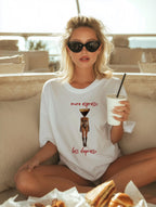 Espresso Martini T-Shirt, More Espresso Less Depresso Graphic Tee