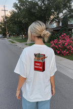 Smoking Vintage T-shirt, Retro Funky T-shirt, y2k Style T Shirt, Oversized T-shirt, Cool women's shirts, Cool men's shirts