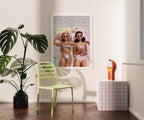 Retro Fashion Doll Beach Poster, Coastal Wall Art image 2