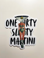 Cocktail Art Stickers, Dirty Martini, Espresso Martini, Waterproof Vinyl Decals image 6 - Design 25