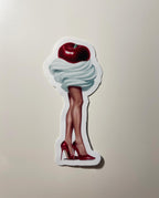 Funny Retro Vinyl Stickers | Girly Laptop & Kindle Stickers image 8
