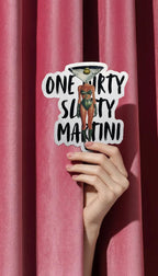 Cocktail Art Stickers, Dirty Martini, Espresso Martini, Waterproof Vinyl Decals image 3 - Design 07