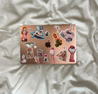 Funny Sticker Pack, Junk Journal supplies, Waterproof Vinyl Cocktail Stickers image 6 - Design 15