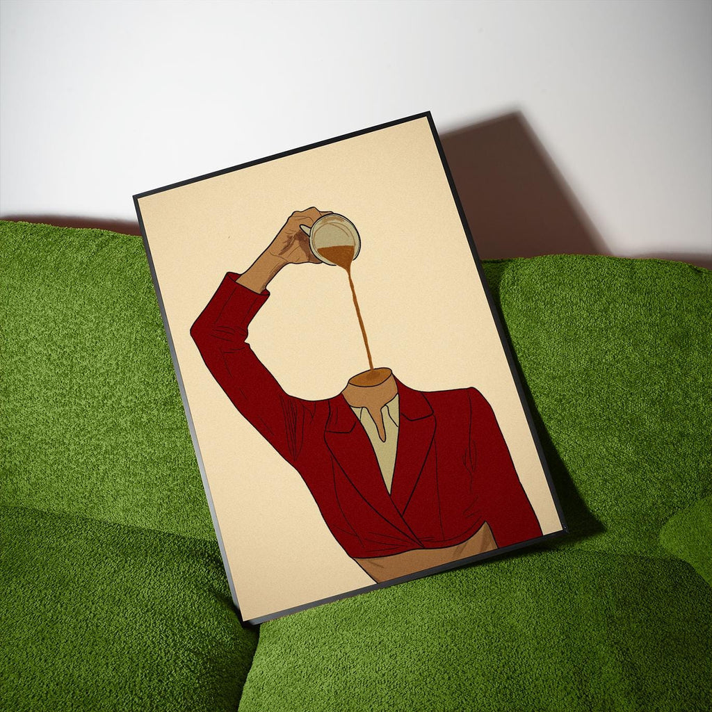 Funky Coffee Bar Poster: Retro Espresso Kitchen Print, Coffee Lover Gift image 4