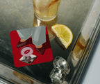 Red Cocktail Coaster