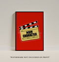 Funky Dopamine Poster, Retro Main Character Print, Trendy Wall Art
