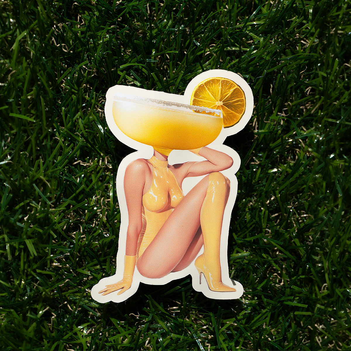 Cocktail Art Stickers, Junk Journal Supplies, Waterproof Funny Planner Stickers - Design 26