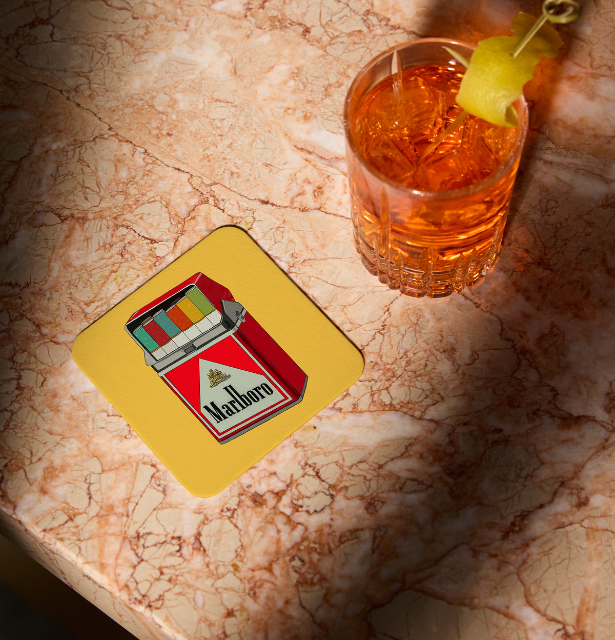 Vintage Tobacco Pop Art  Coaster
