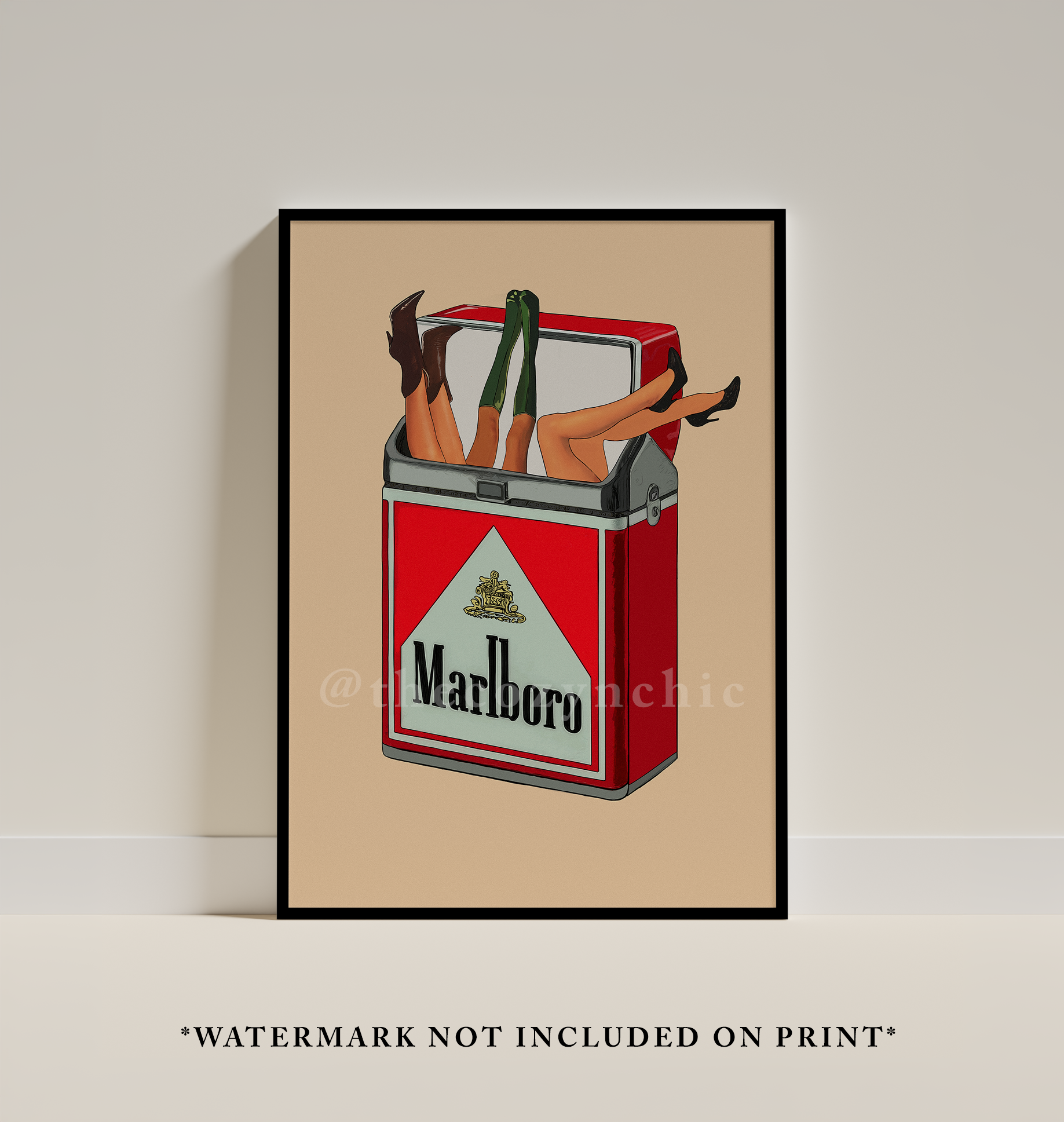 Retro Tobacco Print: Vintage Tobacco Poster, Vintage Advertisement Art