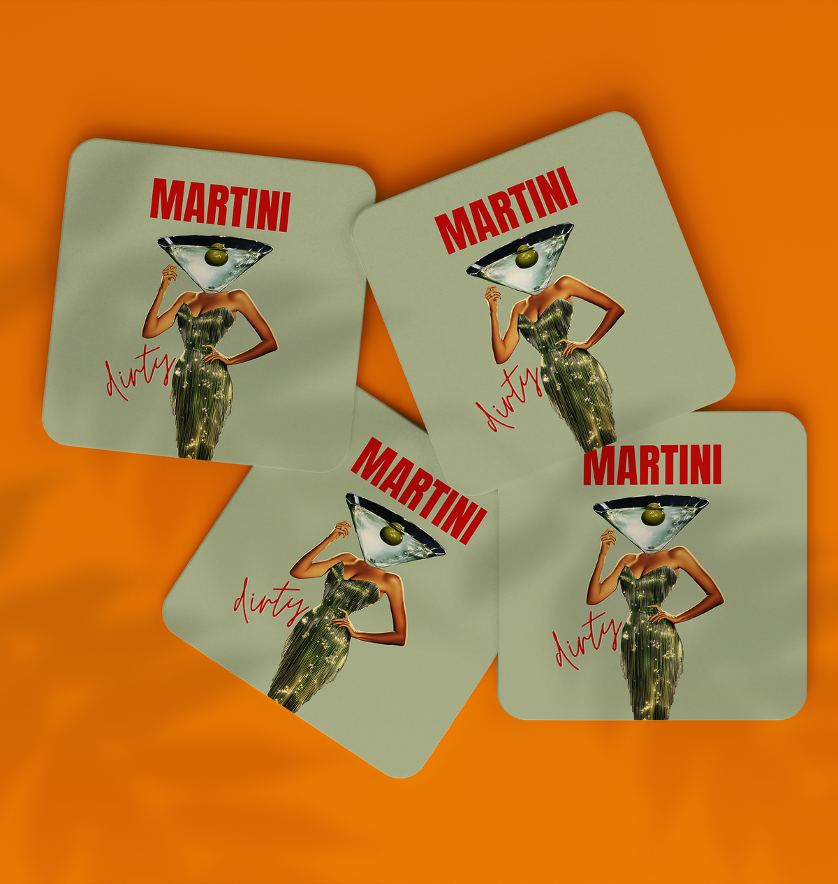 Martini Coaster