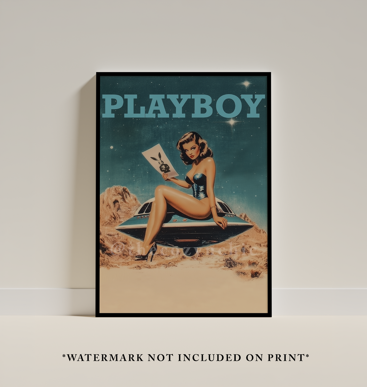 Playboy Ufo Print
