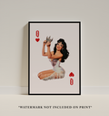 Queen of Hearts Print